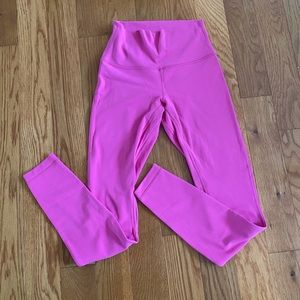 Pink lululemon Align HR pant 28